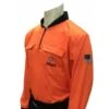 Alabama (AHSAA) Long Sleeve Soccer Referee Shirt - Fluorescent Orange