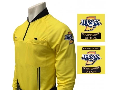 Indiana (IHSAA) Long Sleeve Soccer Referee Shirt - Yellow 3 Indiana (IHSAA) Long Sleeve Soccer Referee Shirt - Yellow