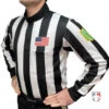 Vermont (VLOA) 2" Stripe Foul Weather Referee Shirt -Umpattire Vermont angled Thermal Long Sleeve football 2