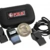 Fox 40 3-Pack Referee Whistle Kit With Lanyard, Flip Coin And Case -Umpattire W3PAK Fox 40 3 Pack Referee Whistle with Lanyard and Flipping Coin