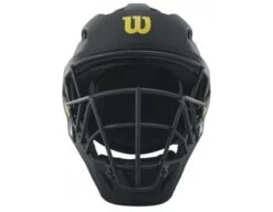 Wilson MLB Pro Stock Titanium Umpire Helmet -Umpattire WTA5800BL Wilson MLB Pro Stock Titanium Umpire Helmet Front View 1