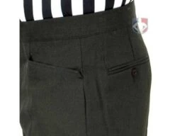 Smitty Athletic Fit Flat Front Referee Pants With Western-Cut Pockets -Umpattire bk ff pocket z 1