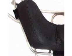 Diamond Silver Big League Aluminum Umpire Mask With Leather -Umpattire dfm padding close z 1