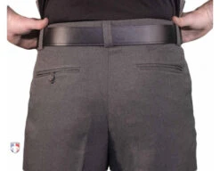 Smitty Charcoal Grey Base Umpire Pants With Expander Waistband -Umpattire s375 cc Smitty Charcoal Grey Combo Umpire Pants with Expander Waistband back 1